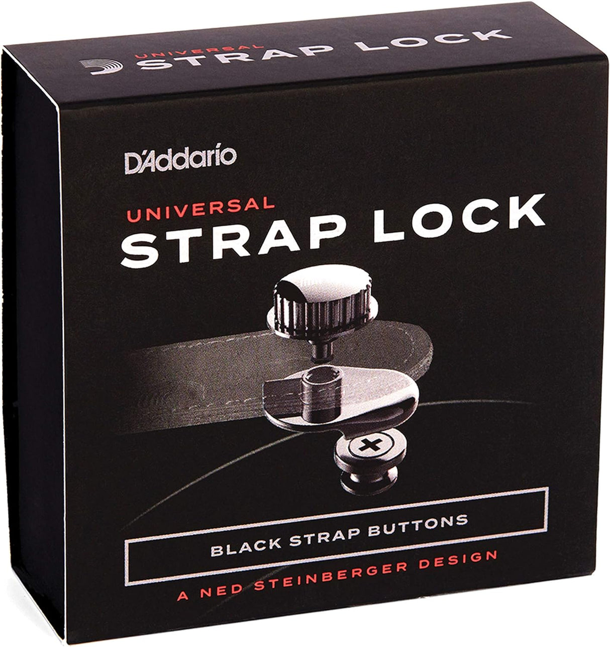 D'Addario NS Strap Lock System Black