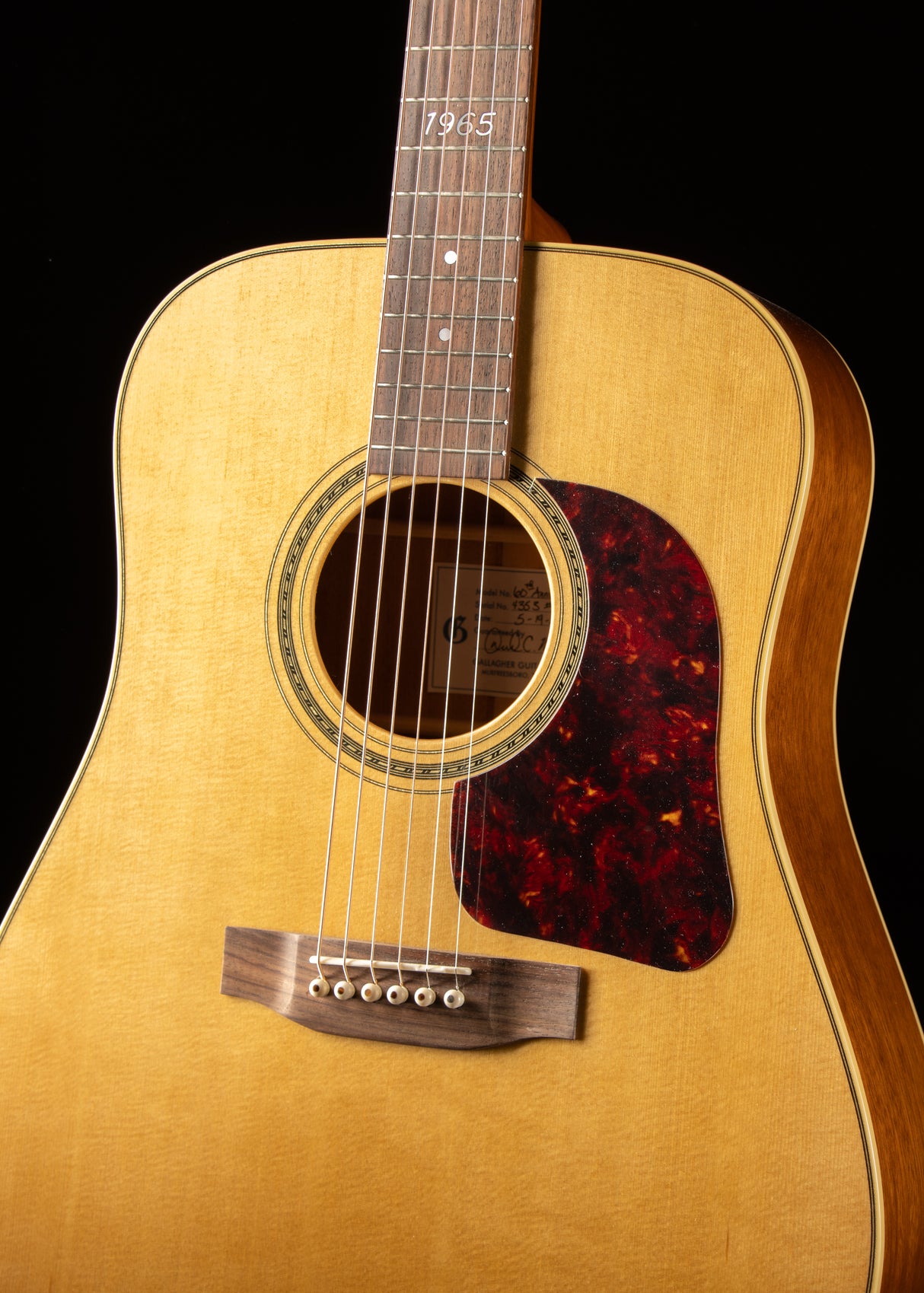 NEW Gallagher G-50 60th Anniversary Mahogany Natural