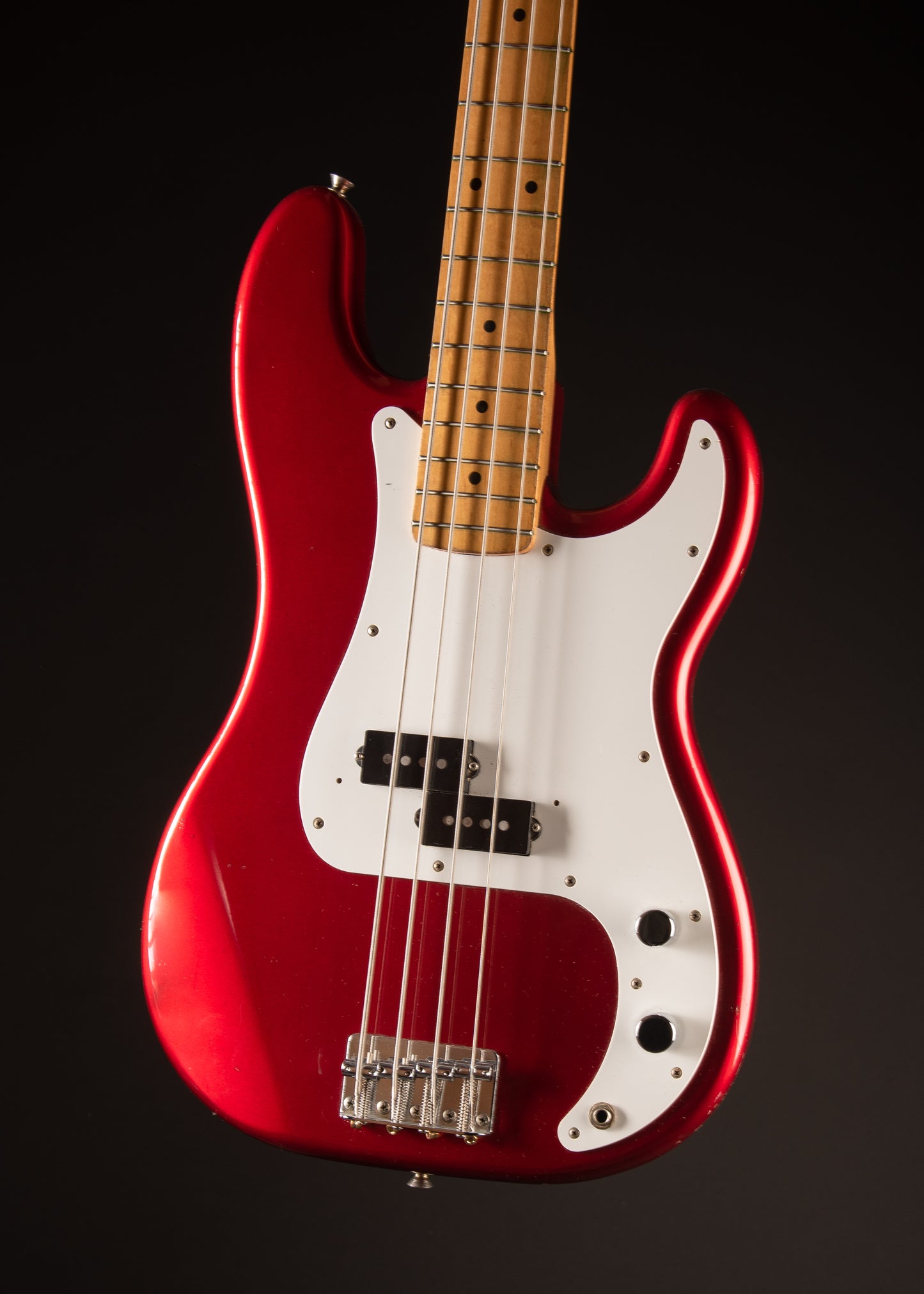 1990 Fender Precision Bass MIJ Candy Apple Red