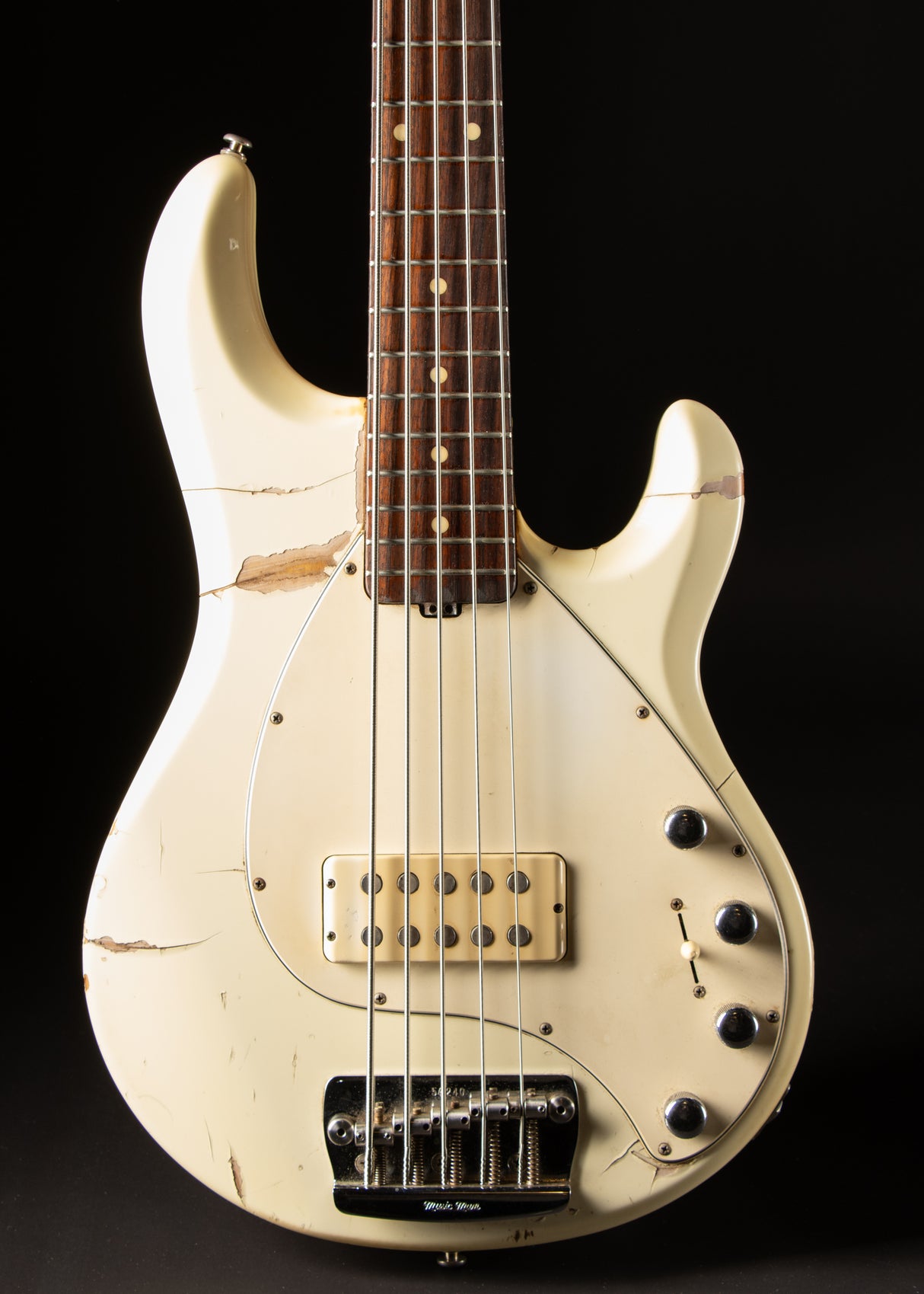 1993 Ernie Ball String Ray 5 White