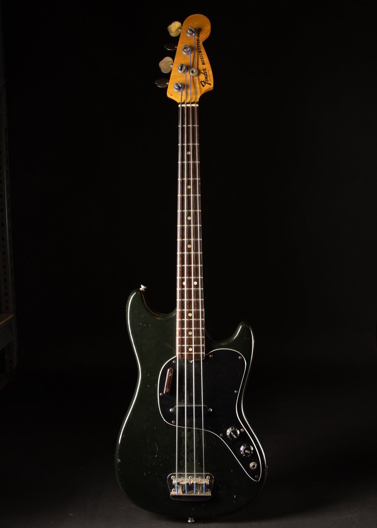 1977 Fender Musicmaster Bass Black