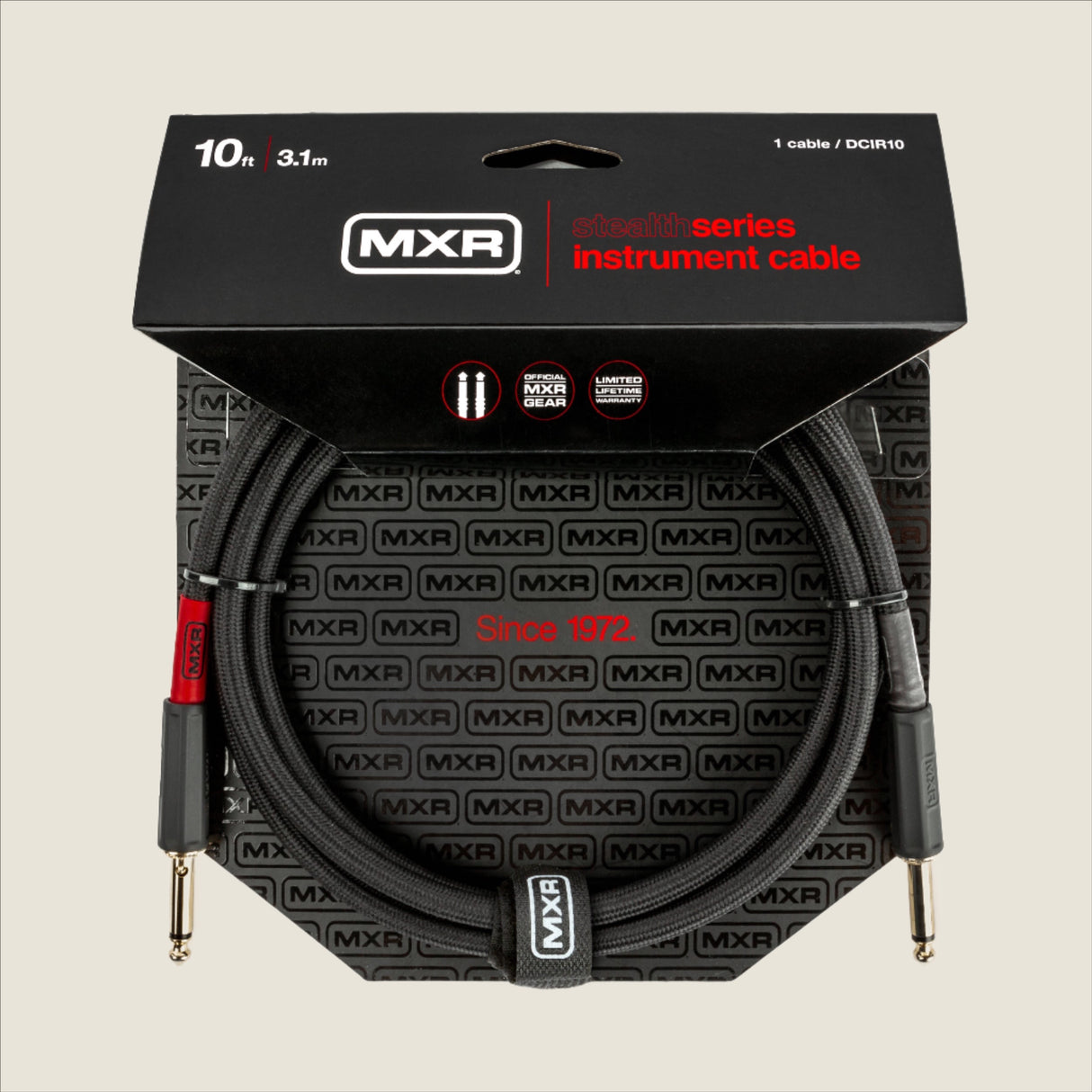 MXR® 10ft Stealth Series Instrument Cable