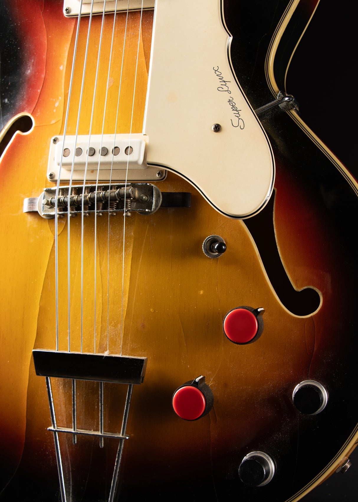 1960s (Late) Vox Super Lynx Sunburst