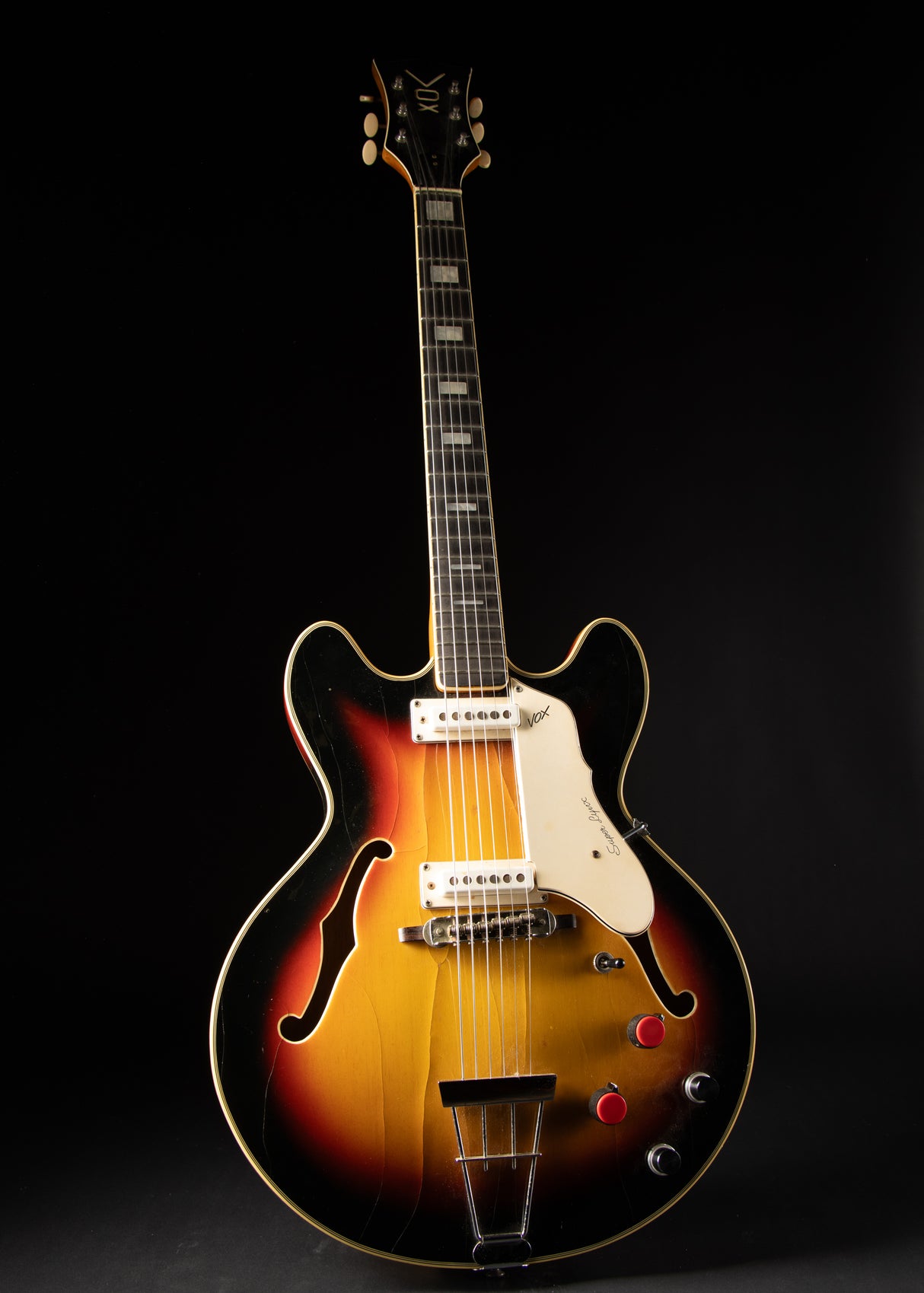 1960s (Late) Vox Super Lynx Sunburst