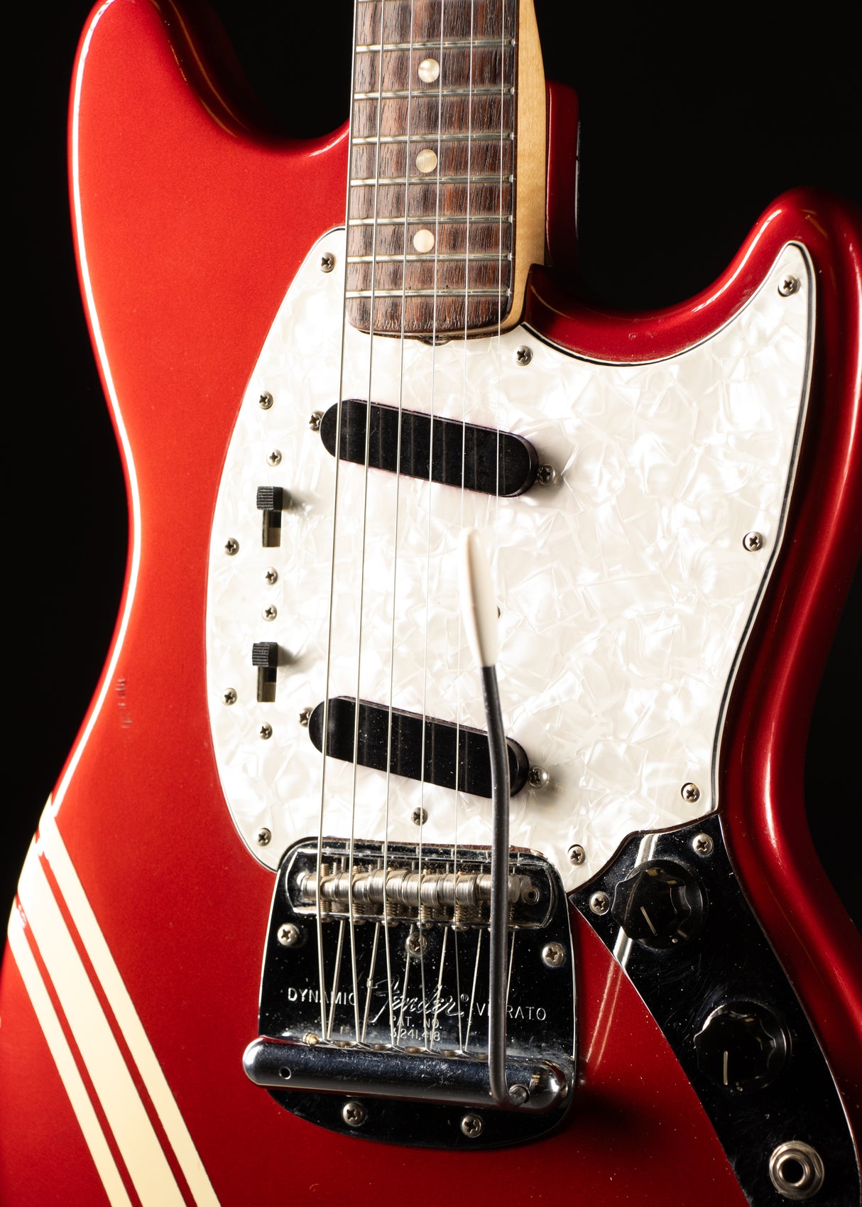 1973 Fender Mustang Competition Red