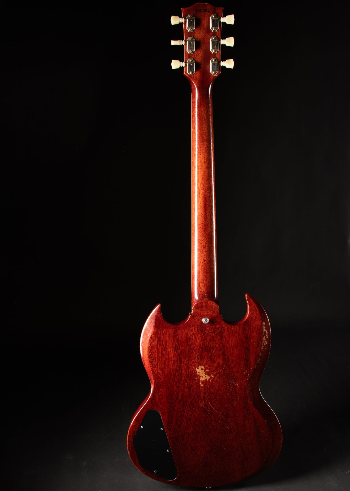 2024 Gibson Custom Shop 1962 SG Ebony Block Murphy Lab Light Aged Cherry