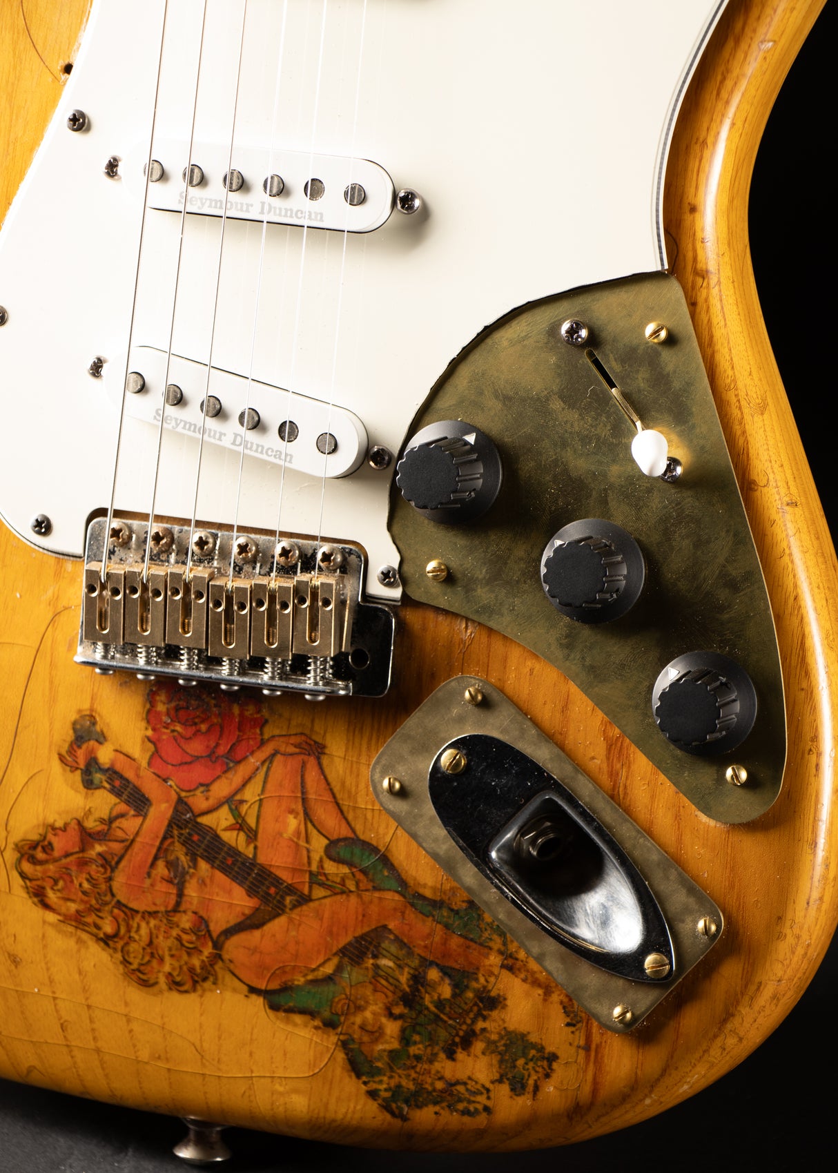 1974 Fender Stratocaster w/Jerry Garcia Alligator Mods Natural