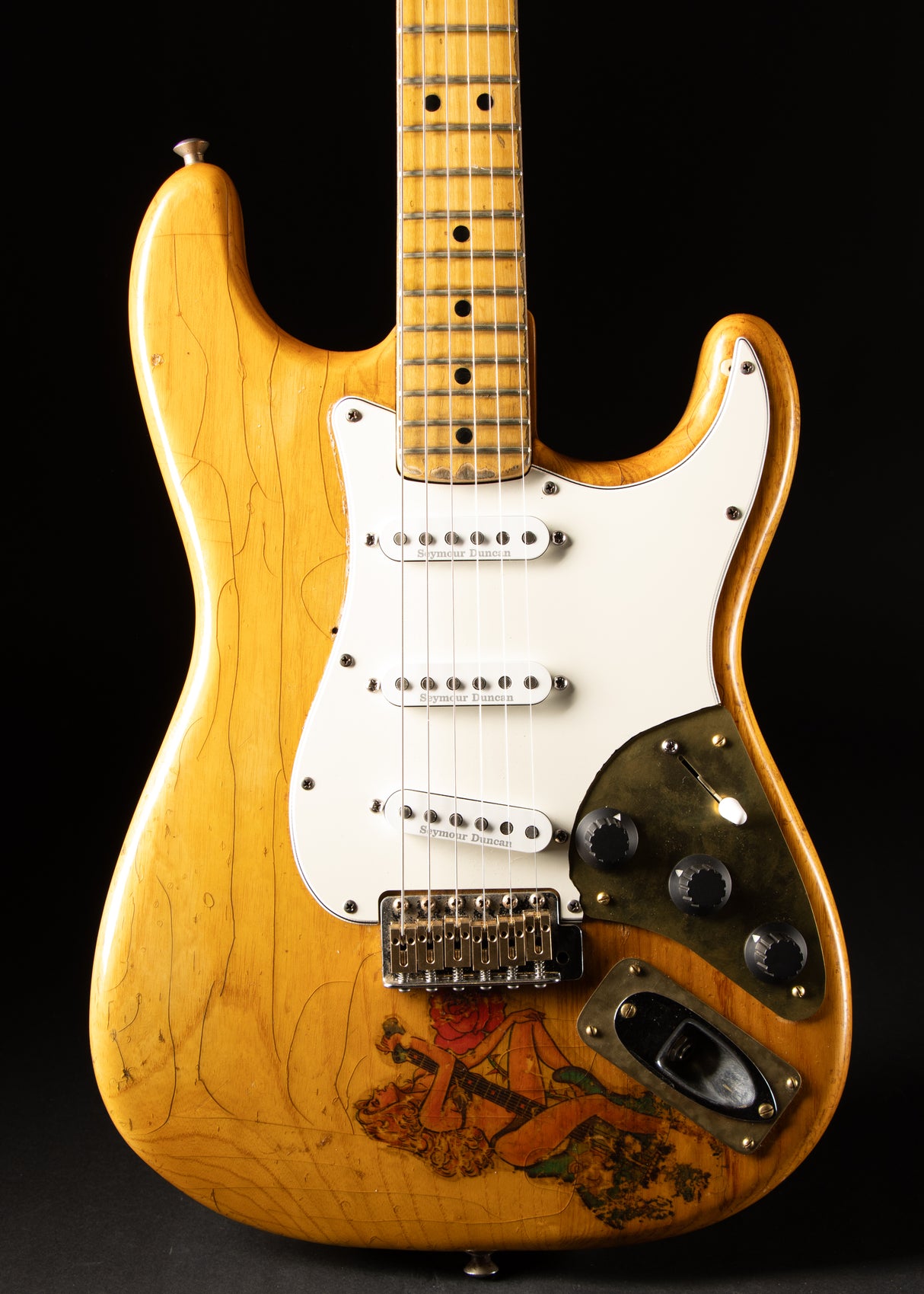 1974 Fender Stratocaster w/Jerry Garcia Alligator Mods Natural