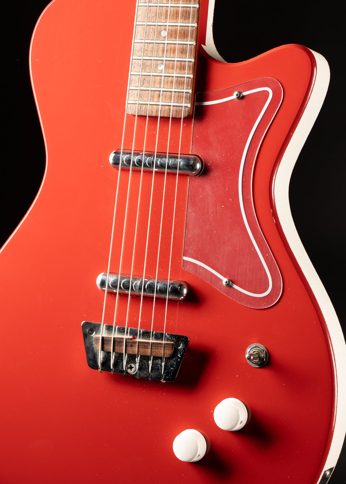 1990 Jerry Jones Single Cut U2 Fire Engine Red