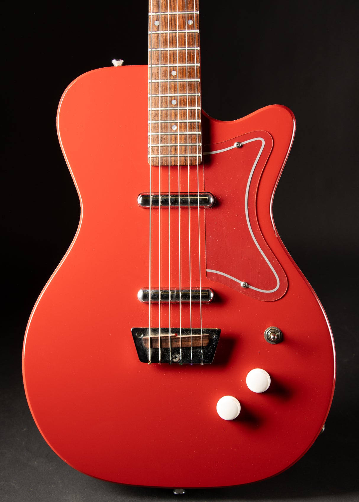 1990 Jerry Jones Single Cut U2 Fire Engine Red