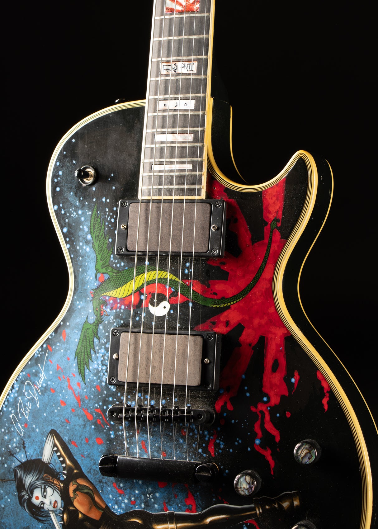 1972 Gibson Les Paul Custom with Custom Artwork