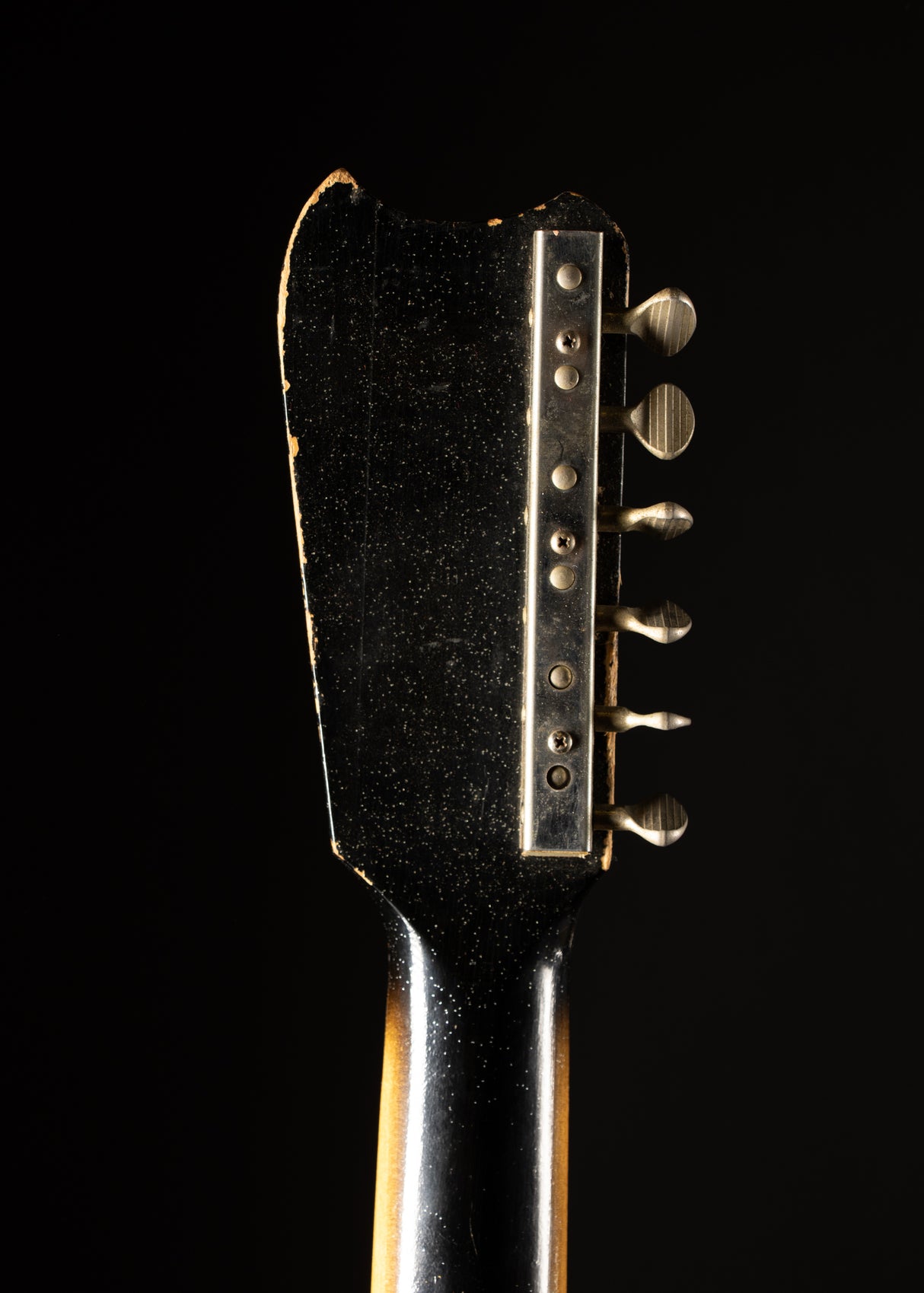 1960s Silvertone 1448 Black Sparkle w/amp case