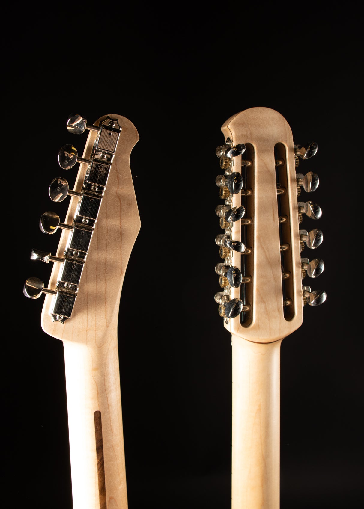 2017 RS Guitar Works Kenny Vaughan Custom Double Neck Sparkle Blue