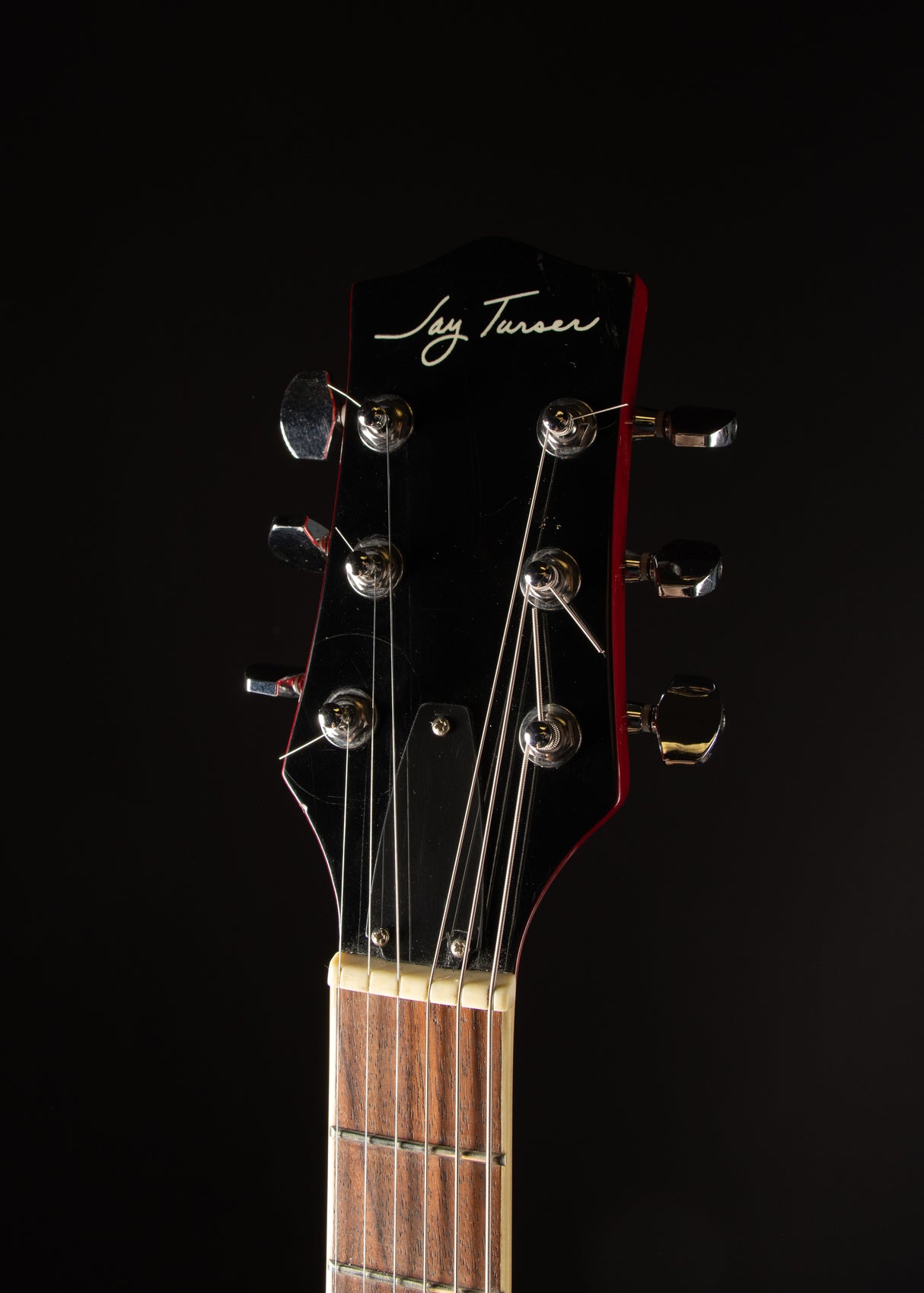 Jay Turser Semi-Hollow Lefty Cherry
