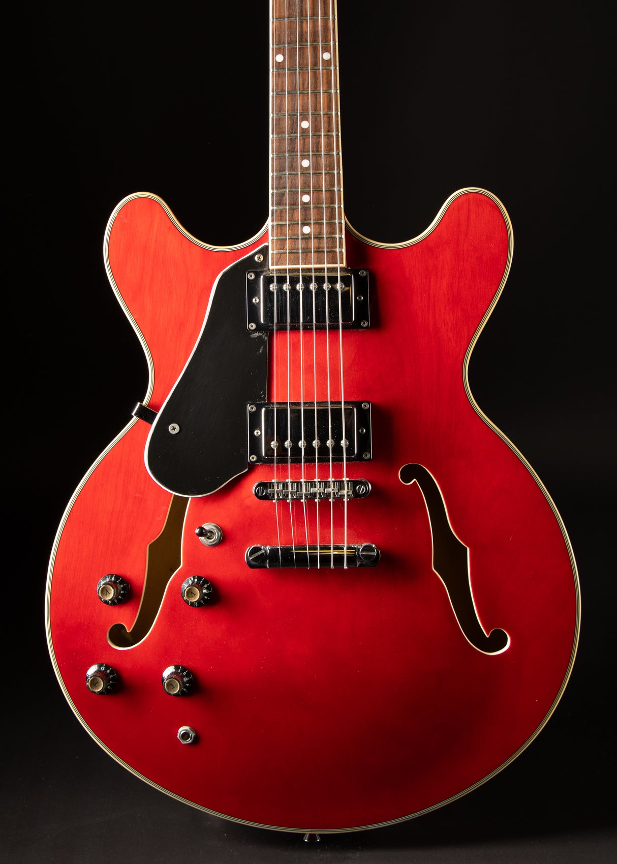 Jay Turser Semi-Hollow Lefty Cherry
