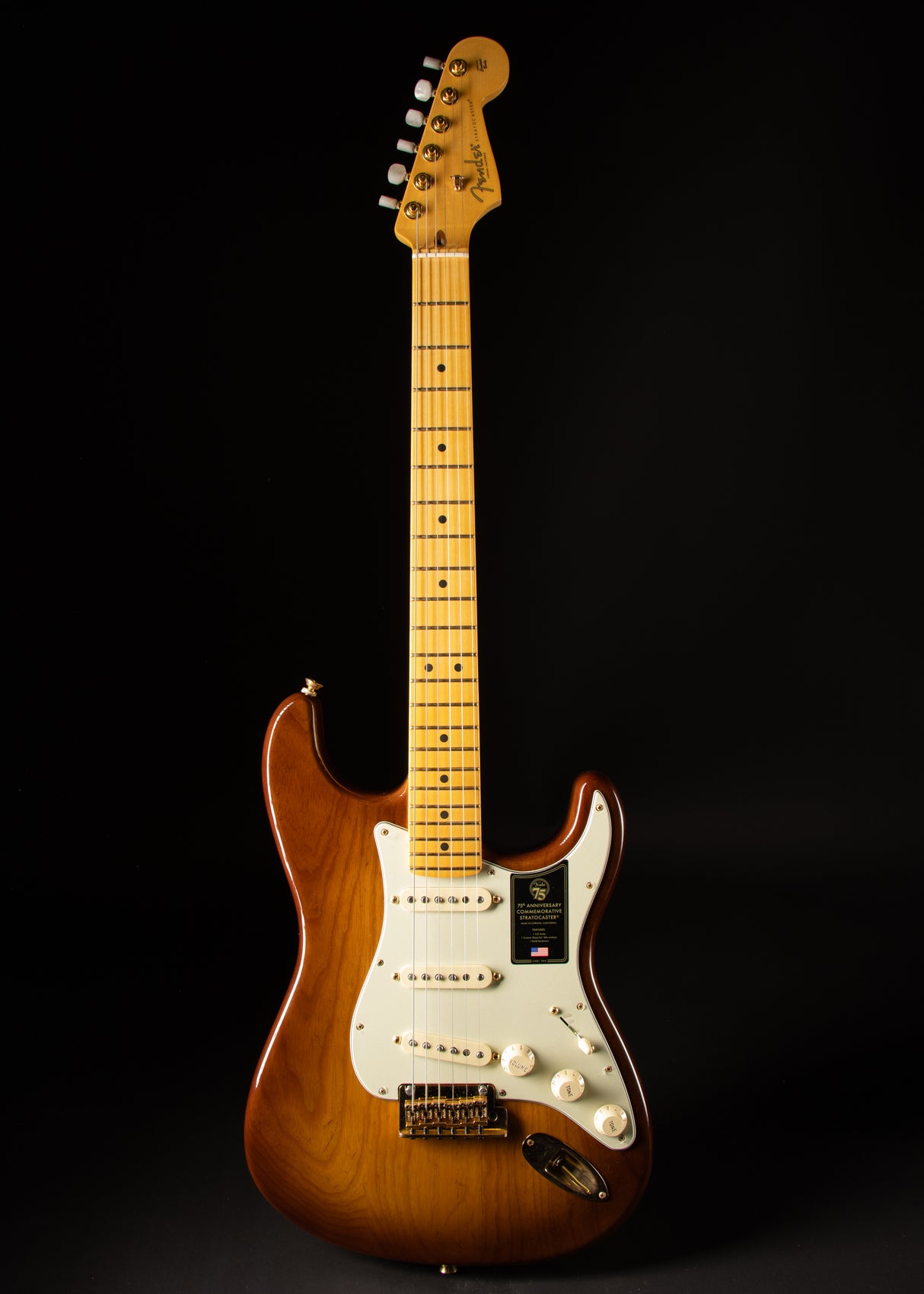 2020 Fender Stratocaster 75th Anniversary 2 Color Bourbon Burst
