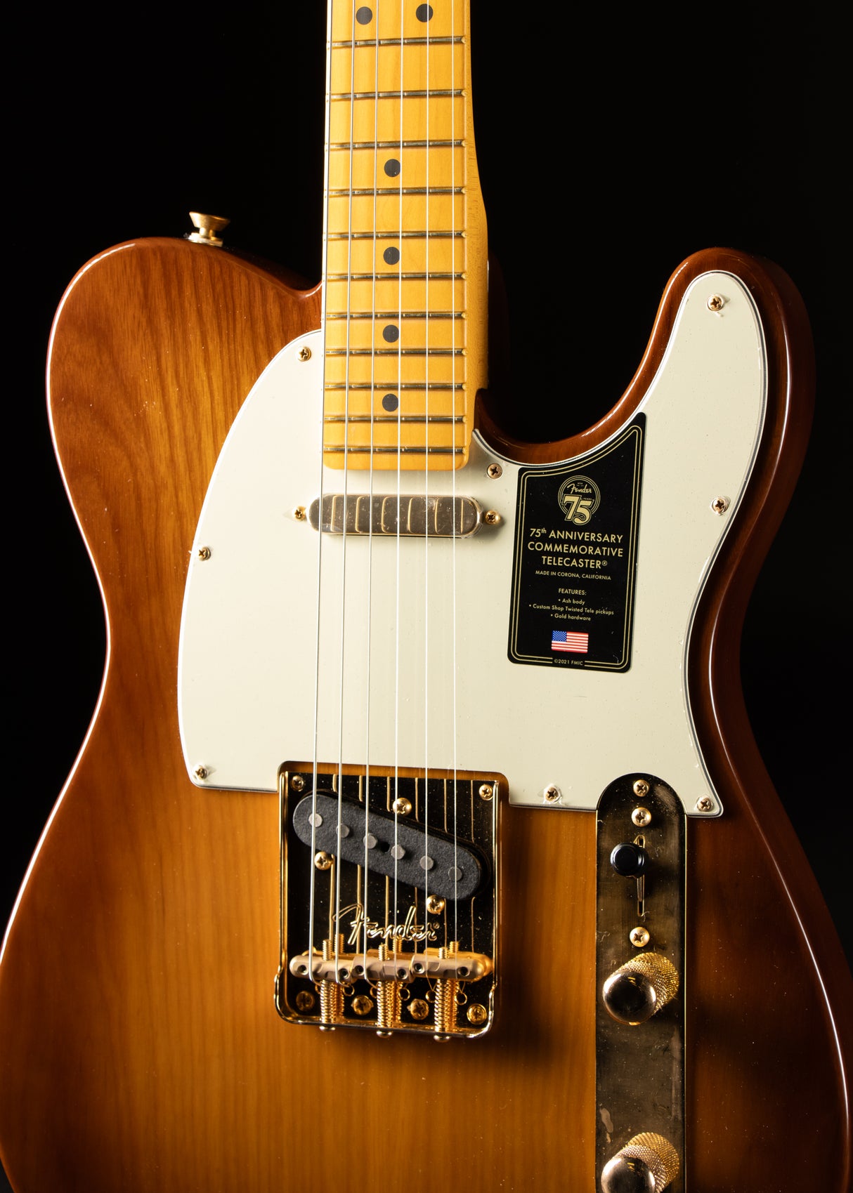 2020 Fender Telecaster 75th Anniversary 2 Color Bourbon Burst