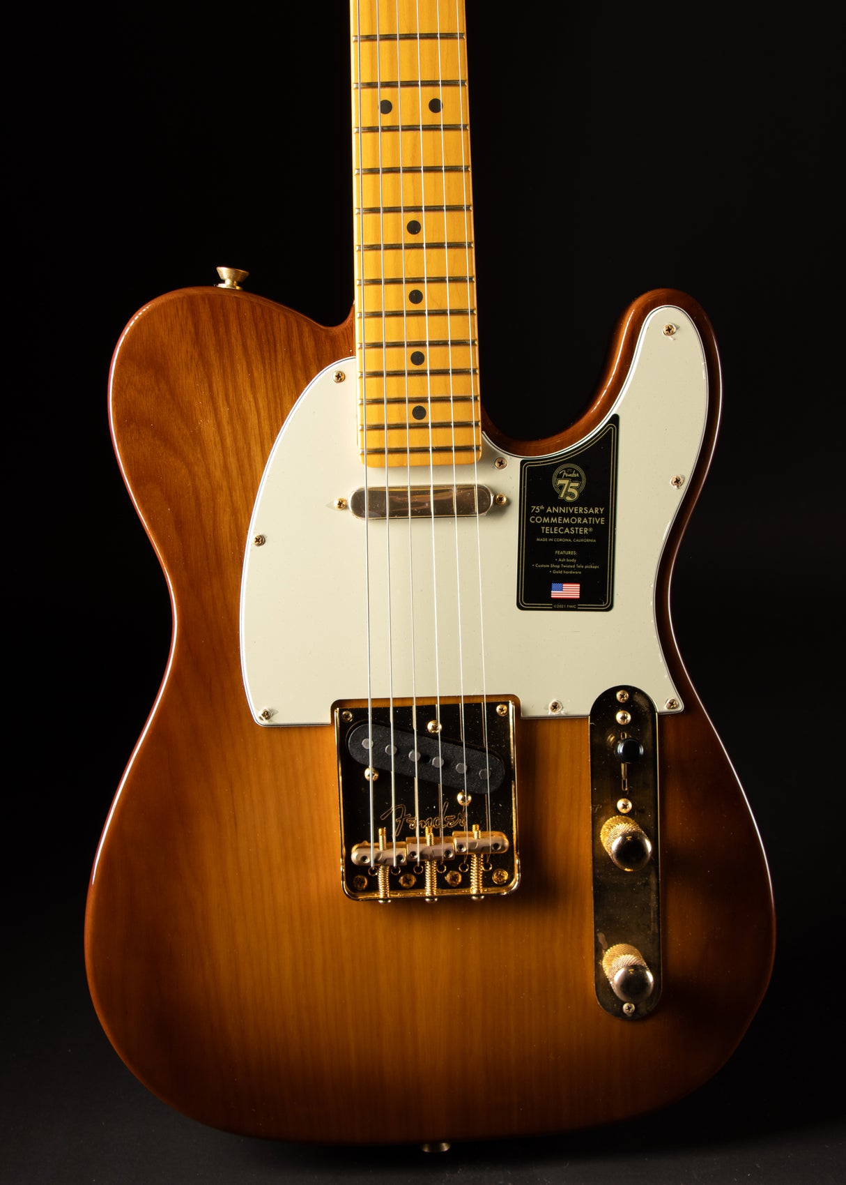 2020 Fender Telecaster 75th Anniversary 2 Color Bourbon Burst