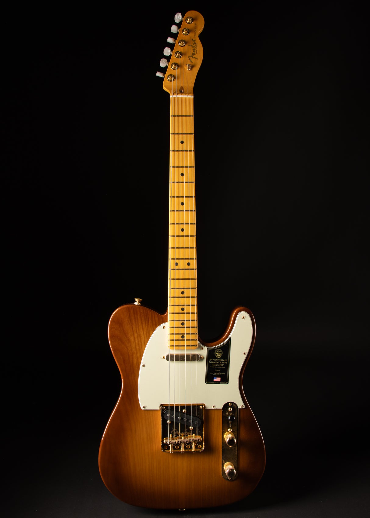 2020 Fender Telecaster 75th Anniversary 2 Color Bourbon Burst