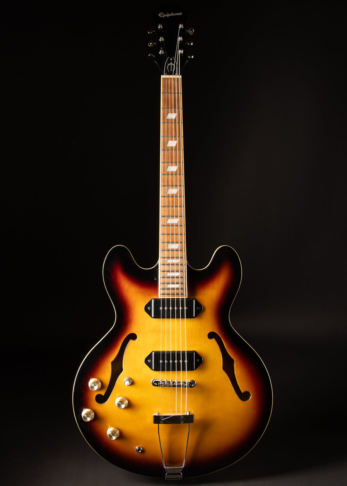 2002 Epiphone Casino Lefty Sunburst