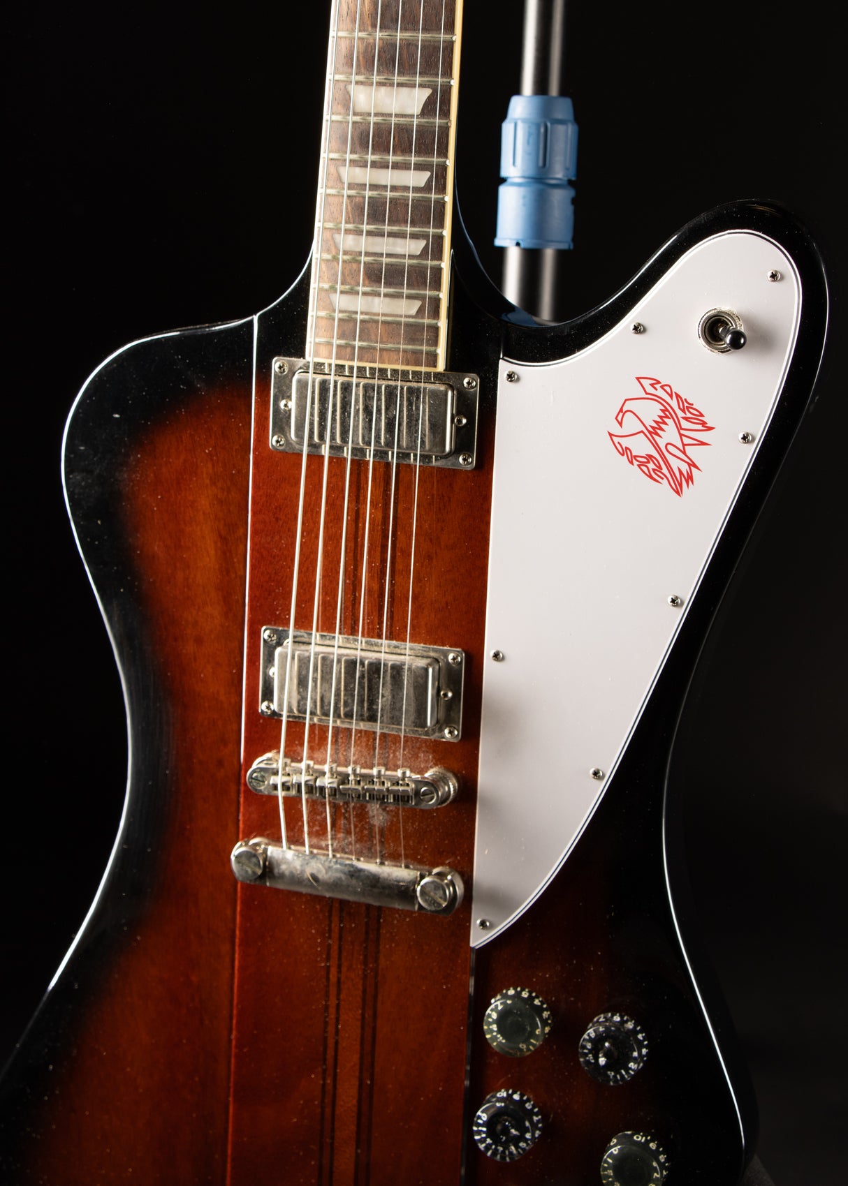 Recent Epiphone Firebird V Sunburst