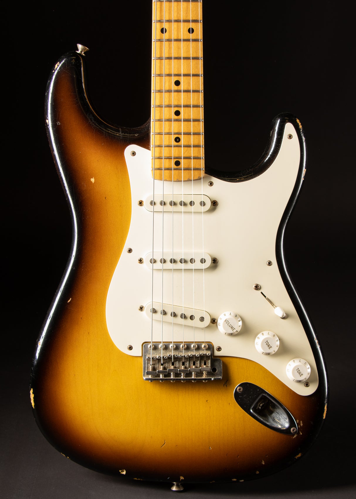2001 Fender Custom Shop '56 Reissue Stratocaster Relic 2-tone Sunburst