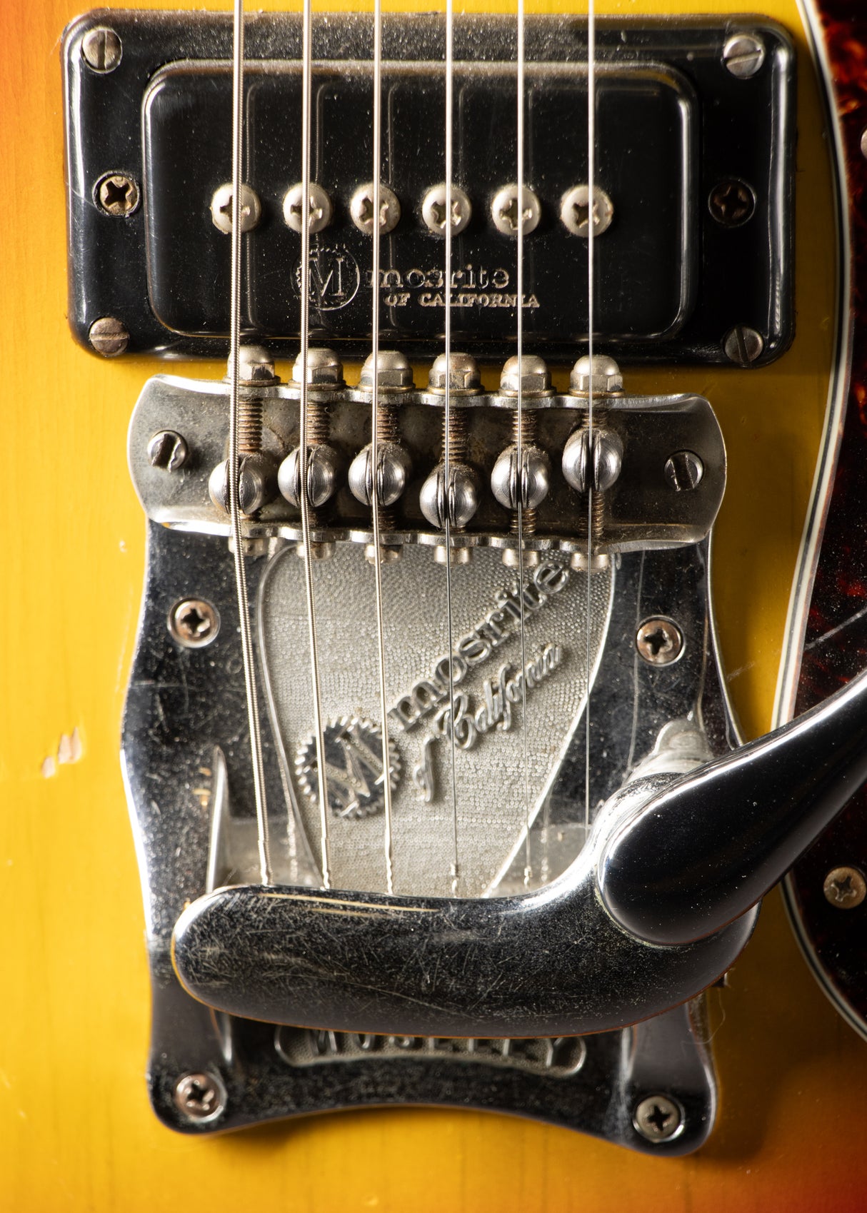 1980s Mosrite Ventures Model MIJ Sunburst