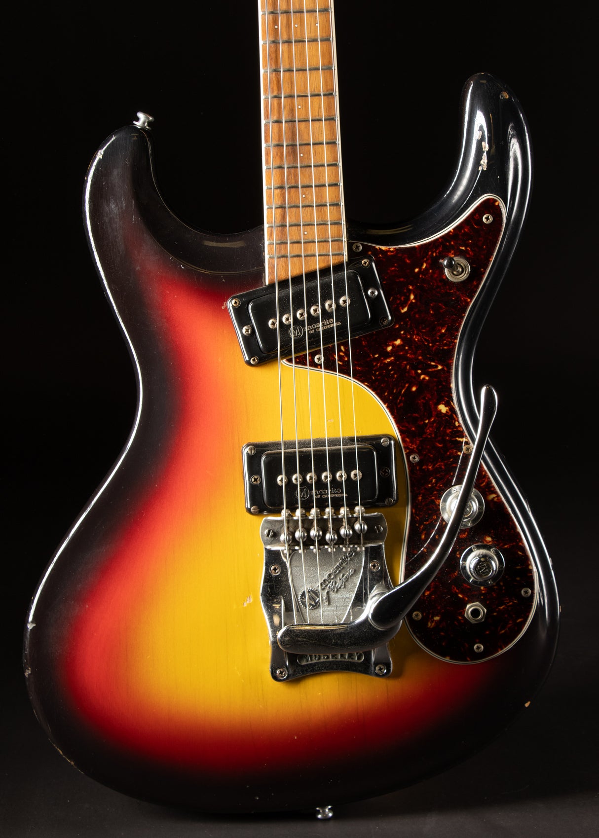 1980s Mosrite Ventures Model MIJ Sunburst