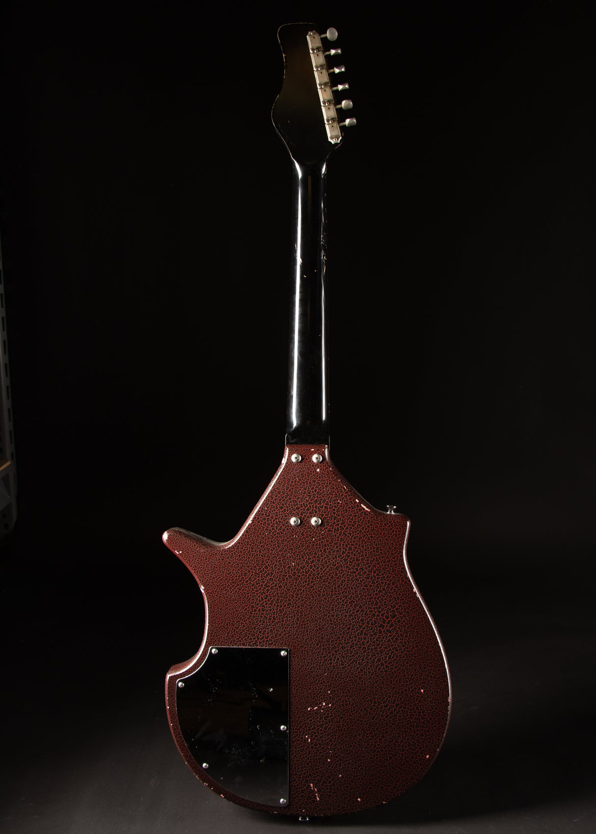 Jerry Jones Sitar Red/Black Crackle