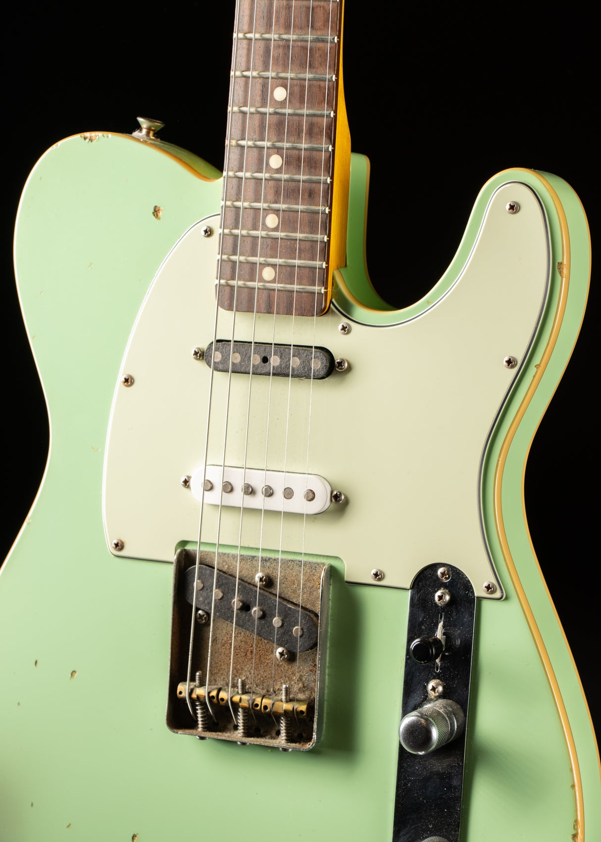 Recent Partscaster Nashville Tele Custom Surf Green
