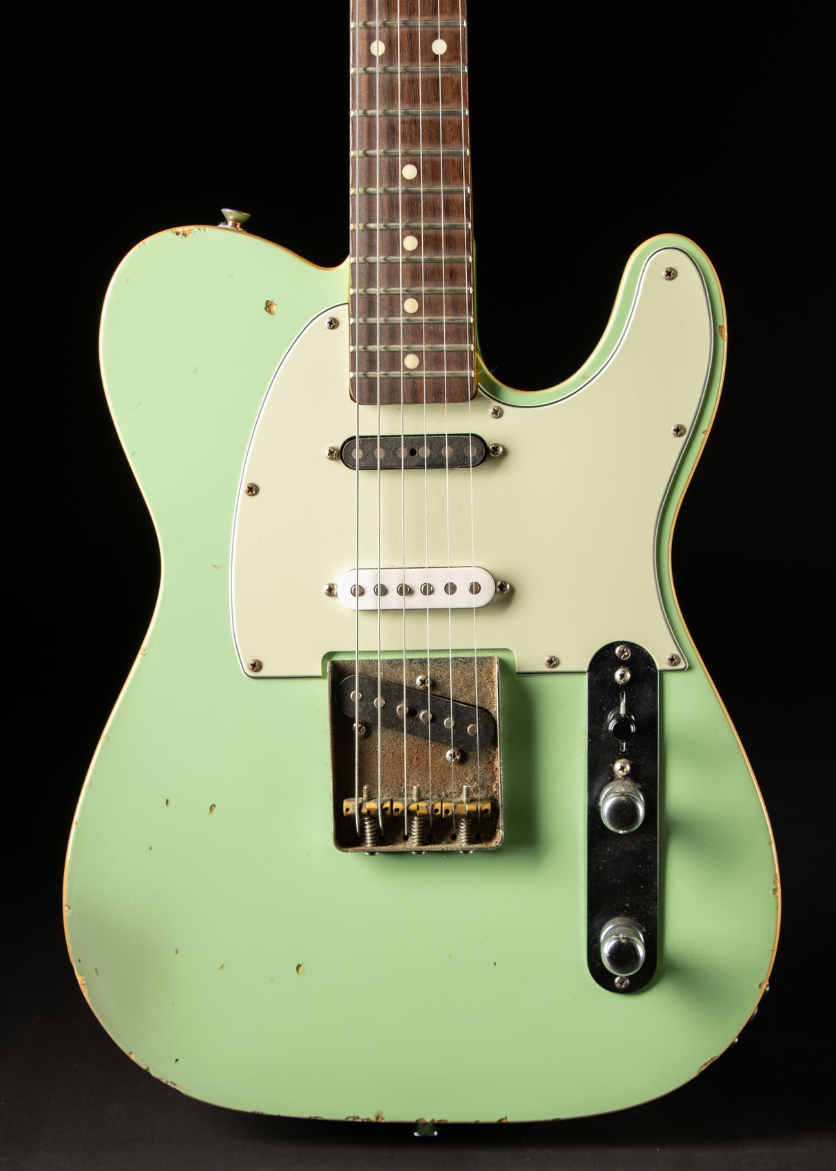 Recent Partscaster Nashville Tele Custom Surf Green