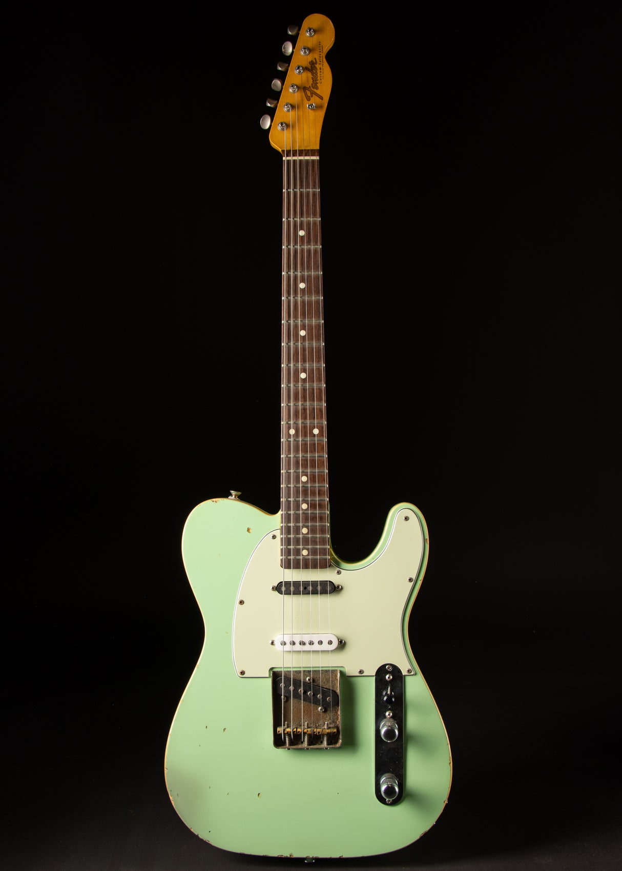Recent Partscaster Nashville Tele Custom Surf Green