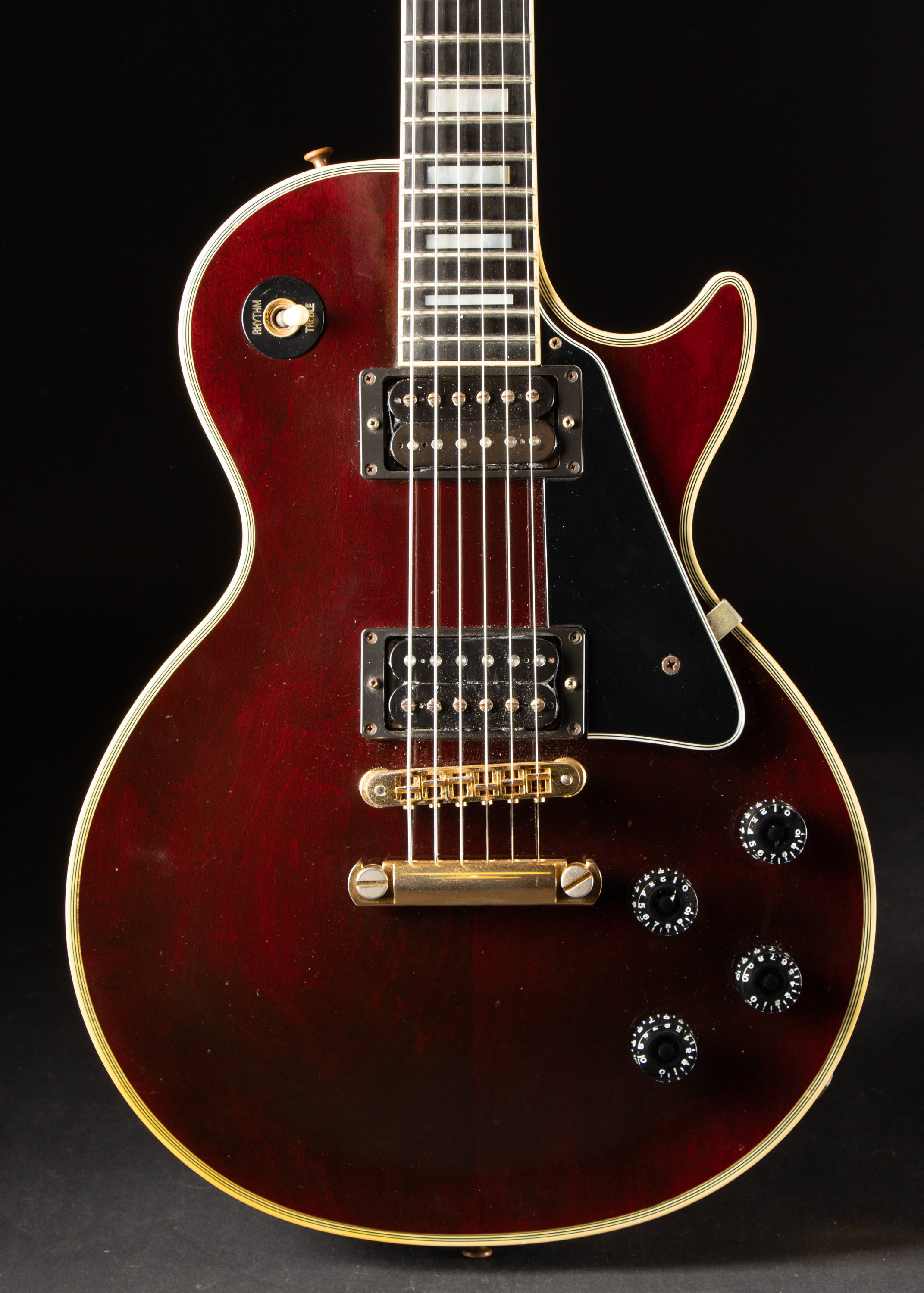 1993 Gibson Les Paul Custom Wine Red – Music City Vintage Guitars