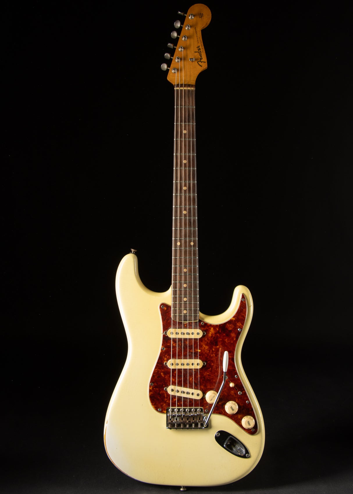 1961 Fender Stratocaster Olympic White Refin