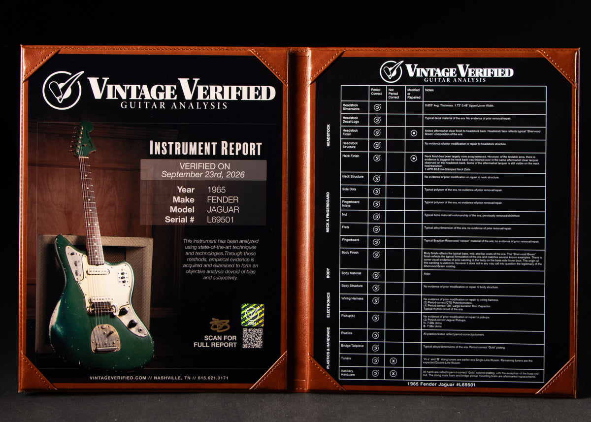1965 Fender Jaguar Sherwood Green