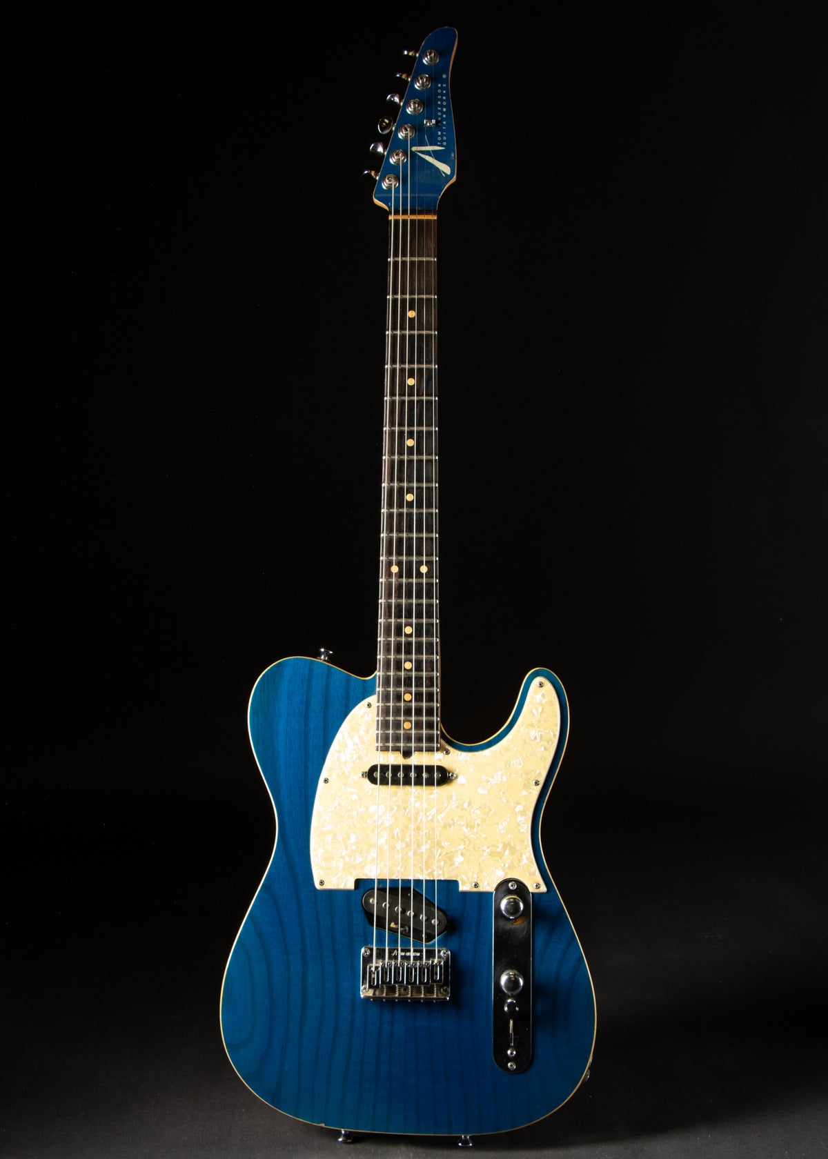1995 Tom Anderson Hollow T Classic Transparent Blue