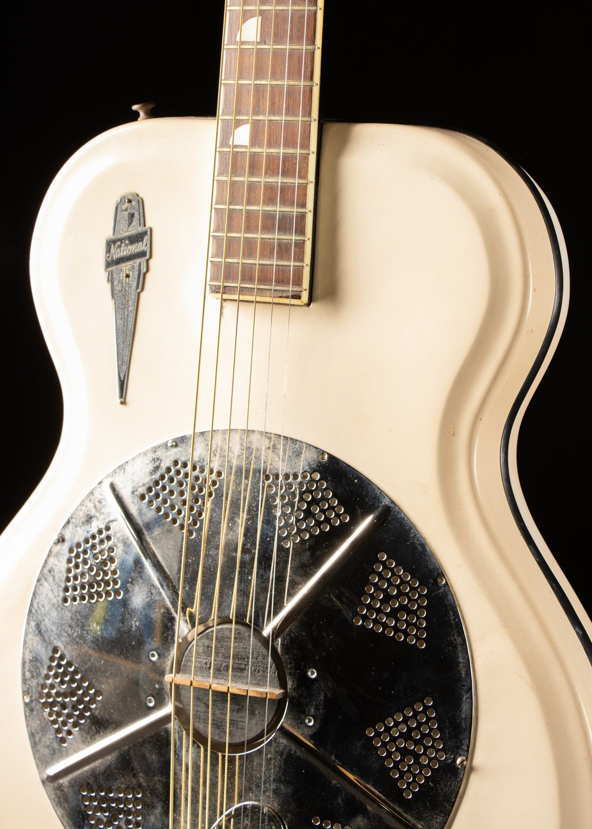 1960's National Folkstar Resonator White