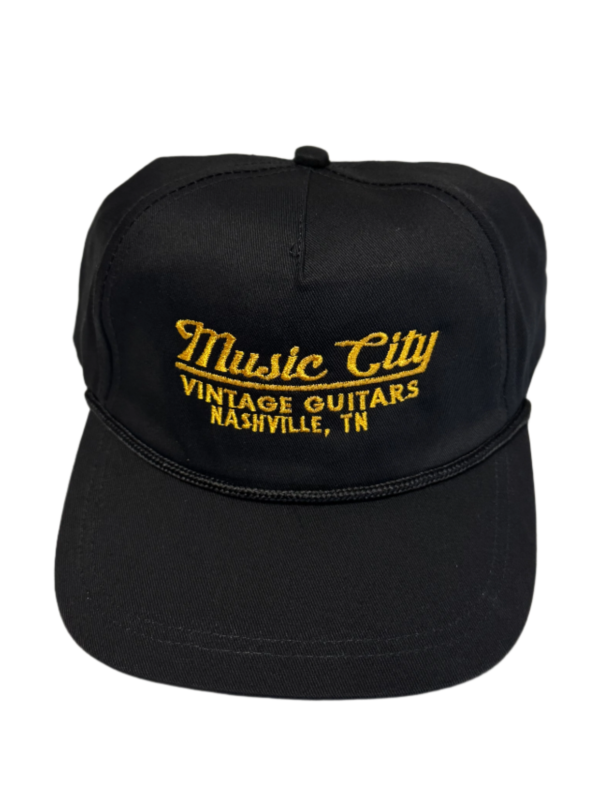 Music City Vintage Guitars Rope Hat (Black Rope)