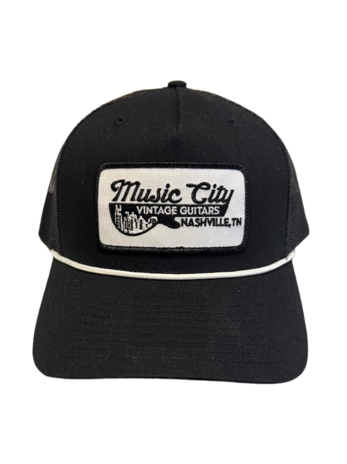 Music City Vintage Guitars Trucker Patch Rope Hat