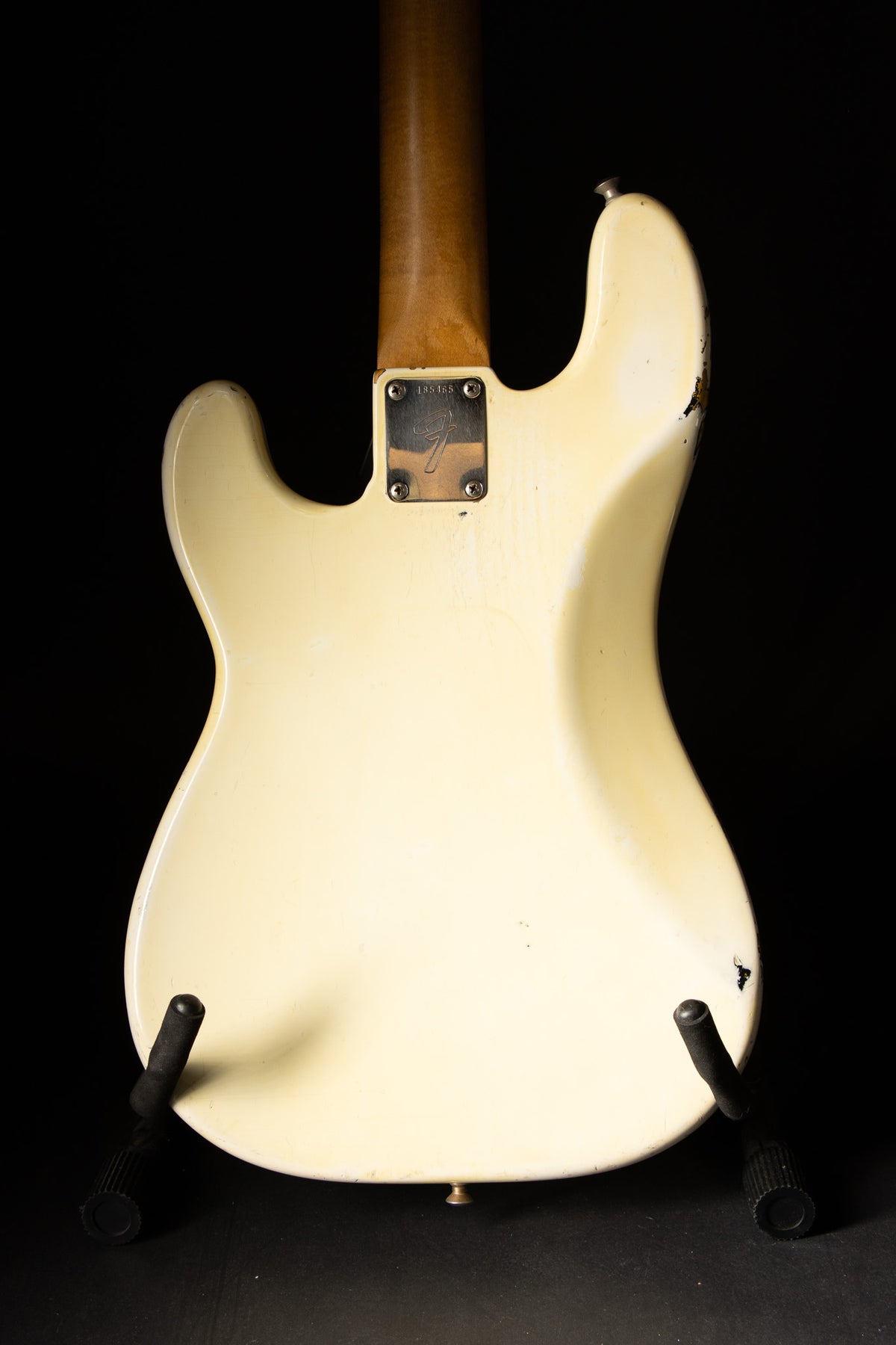 1967 Fender Precision Bass Olympic White + SIB! Fatdrive pedal - Used on John Mayer's "Bigger than my body"