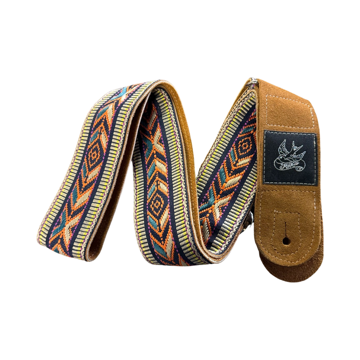 Jaykco Arizona Dreamy - Woven Suede Guitar Strap