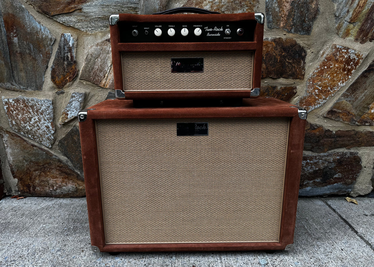 2024 Two Rock Burnside Head w/ matching 1x12 Cab Brown Suede