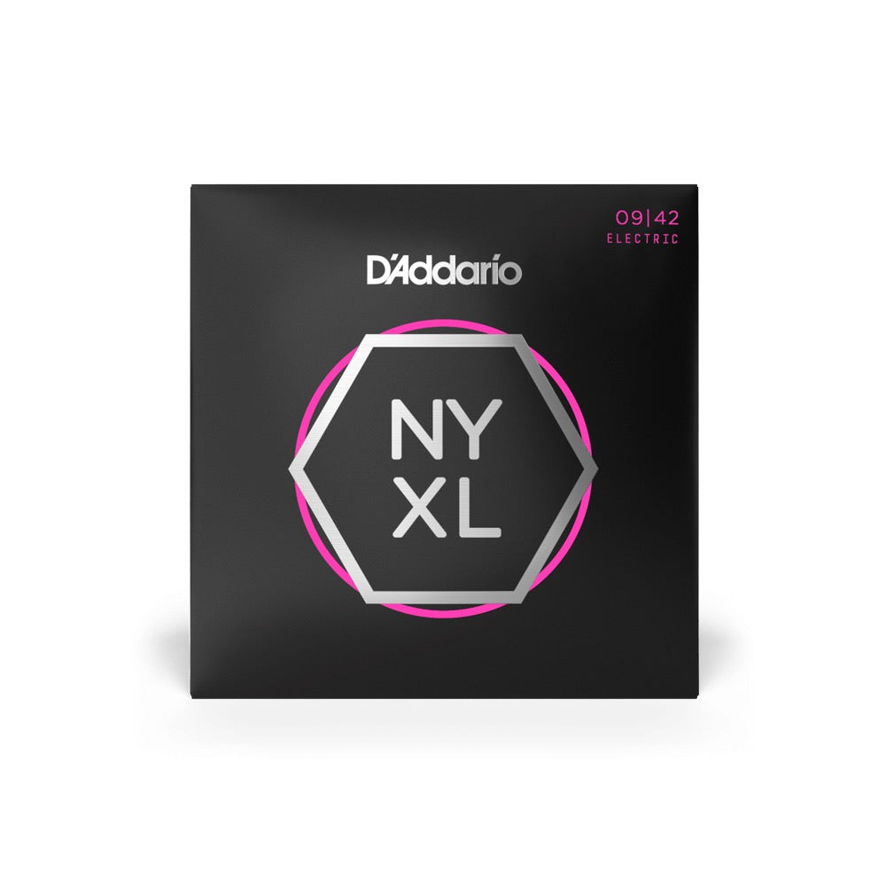 D'Addario NYXL0942 NYXL Nickel Wound Electric Guitar Strings - .009-.042 Super Light