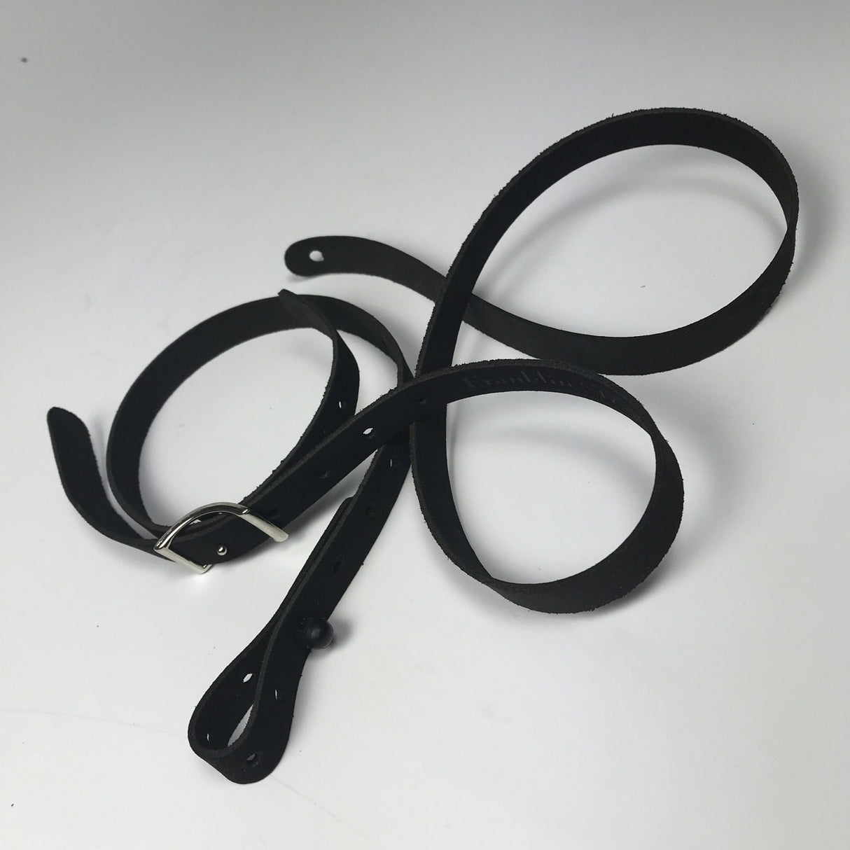 Franklin 5/8" Suede Mandolin Strap Black