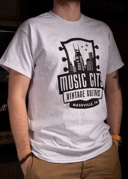 Music City Vintage Guitars Headstock T-Shirt