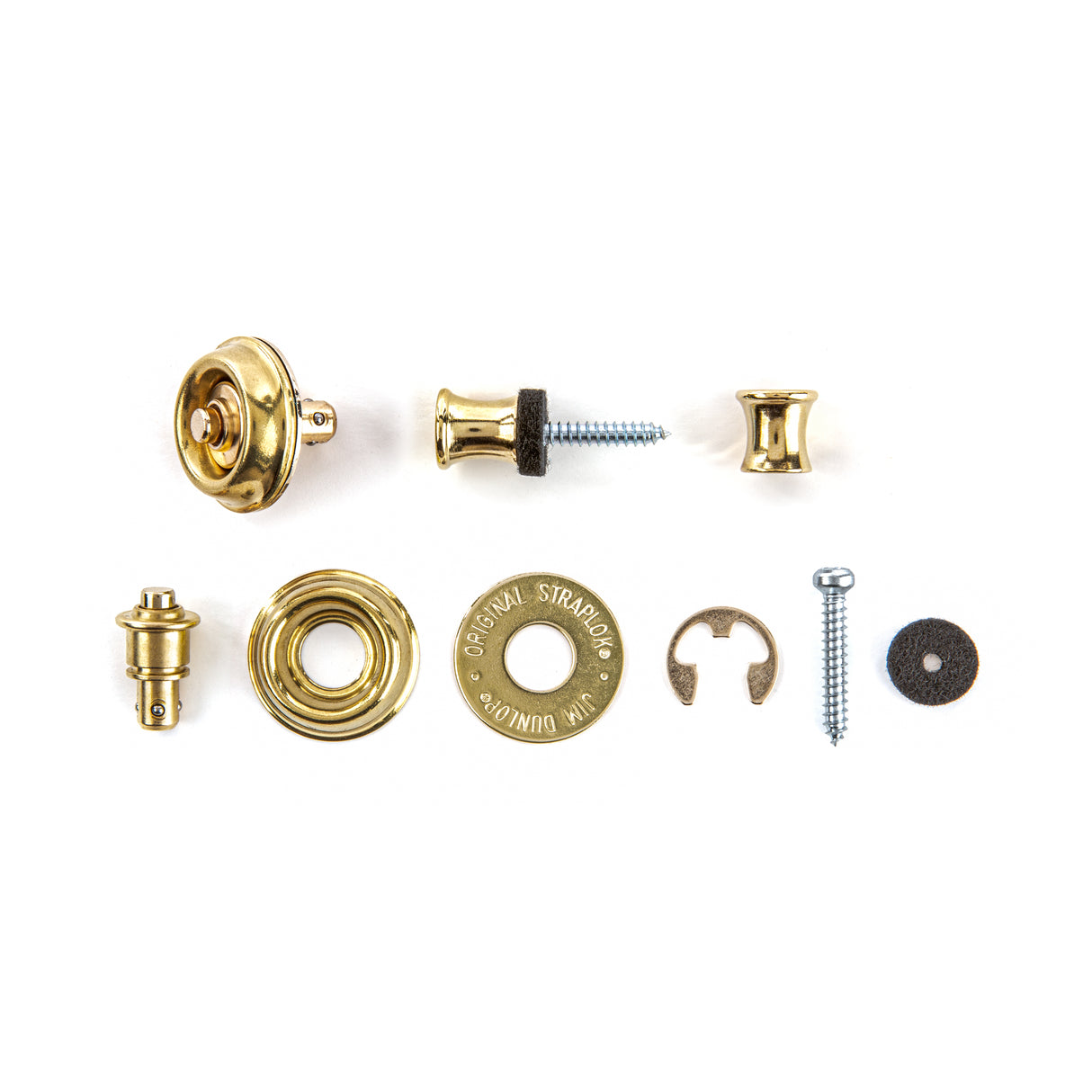Dunlop Straplok® Strap Retainers Original - Brass