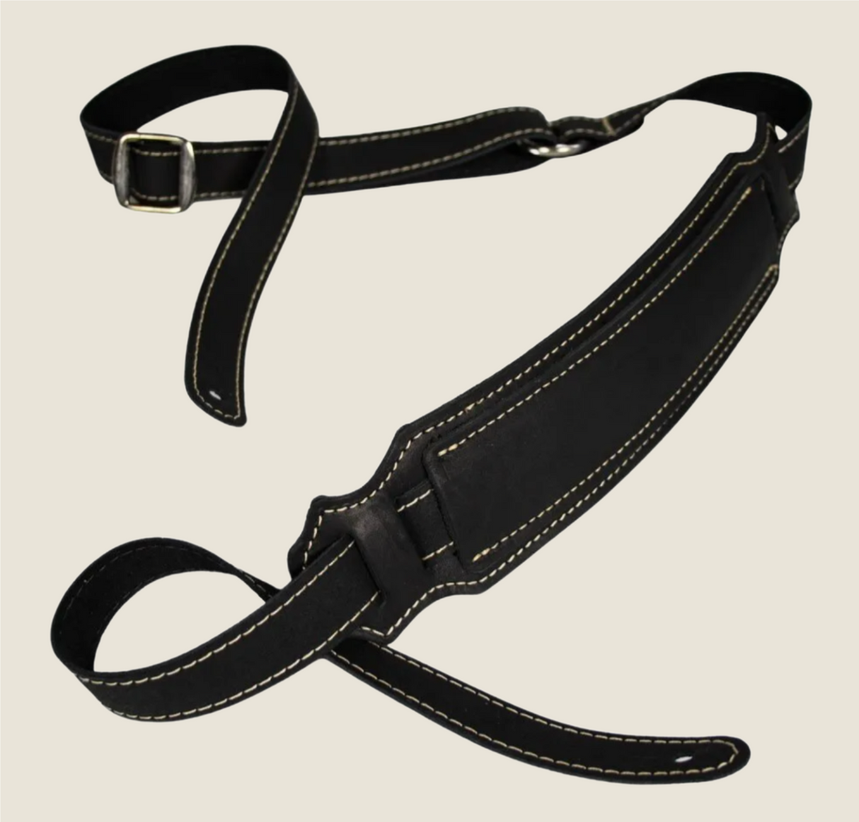 Franklin Black Glove Leather Vintage Strap