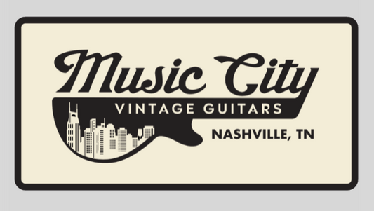 Music City Vintage Guitars Sticker