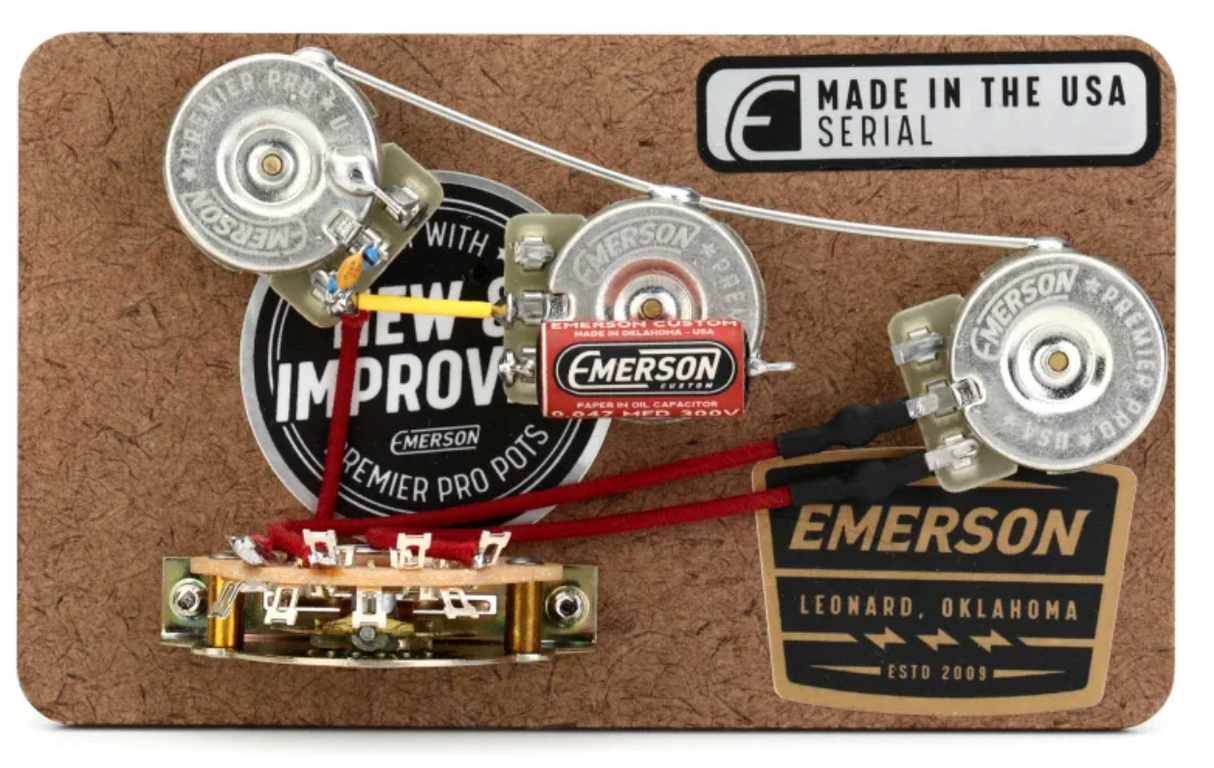 Emerson Custom - Blender 5-Way Strat Prewired Kit