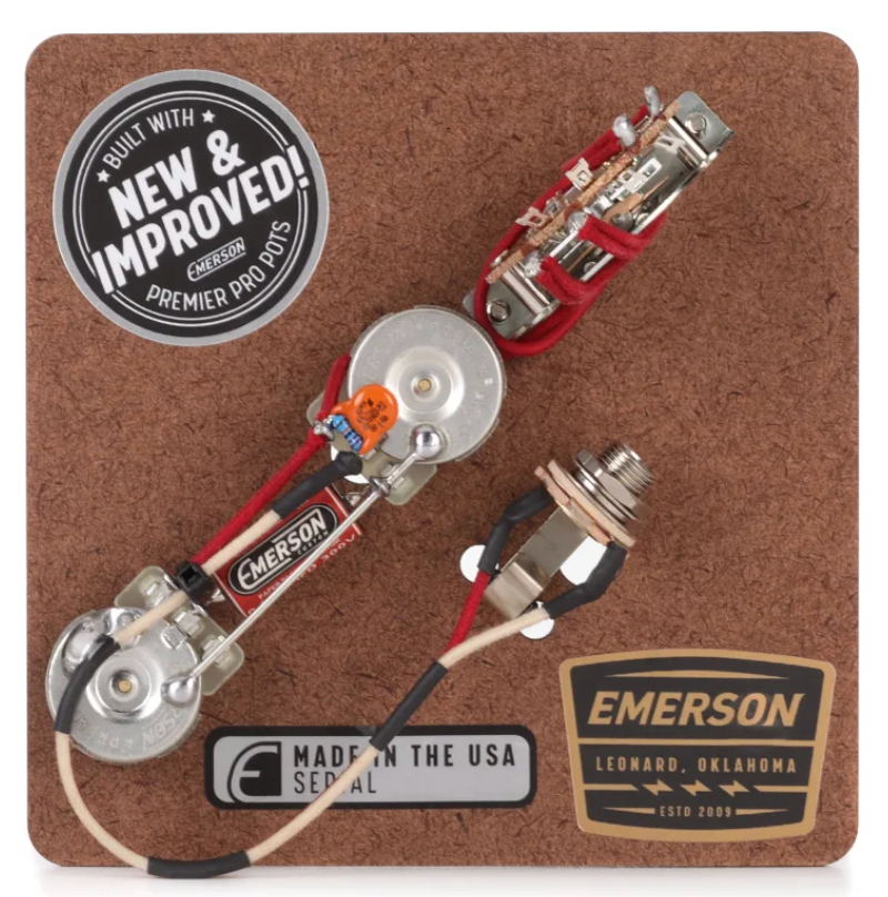 Emerson Custom - 3-Way Tele Prewired Kit - Premier Pro - 250k